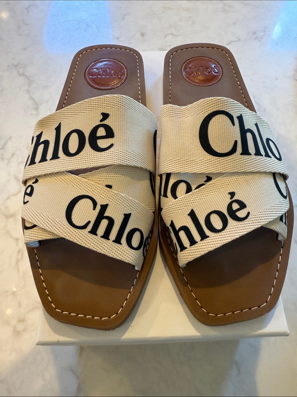 Chloe Woody Sandals Size 40